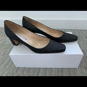 manolo blahnik block heel brand new size 7.5 pump